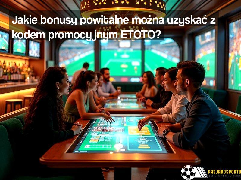 Jakie bonusy powitalne można uzyskać z kodem promocyjnym ETOTO?